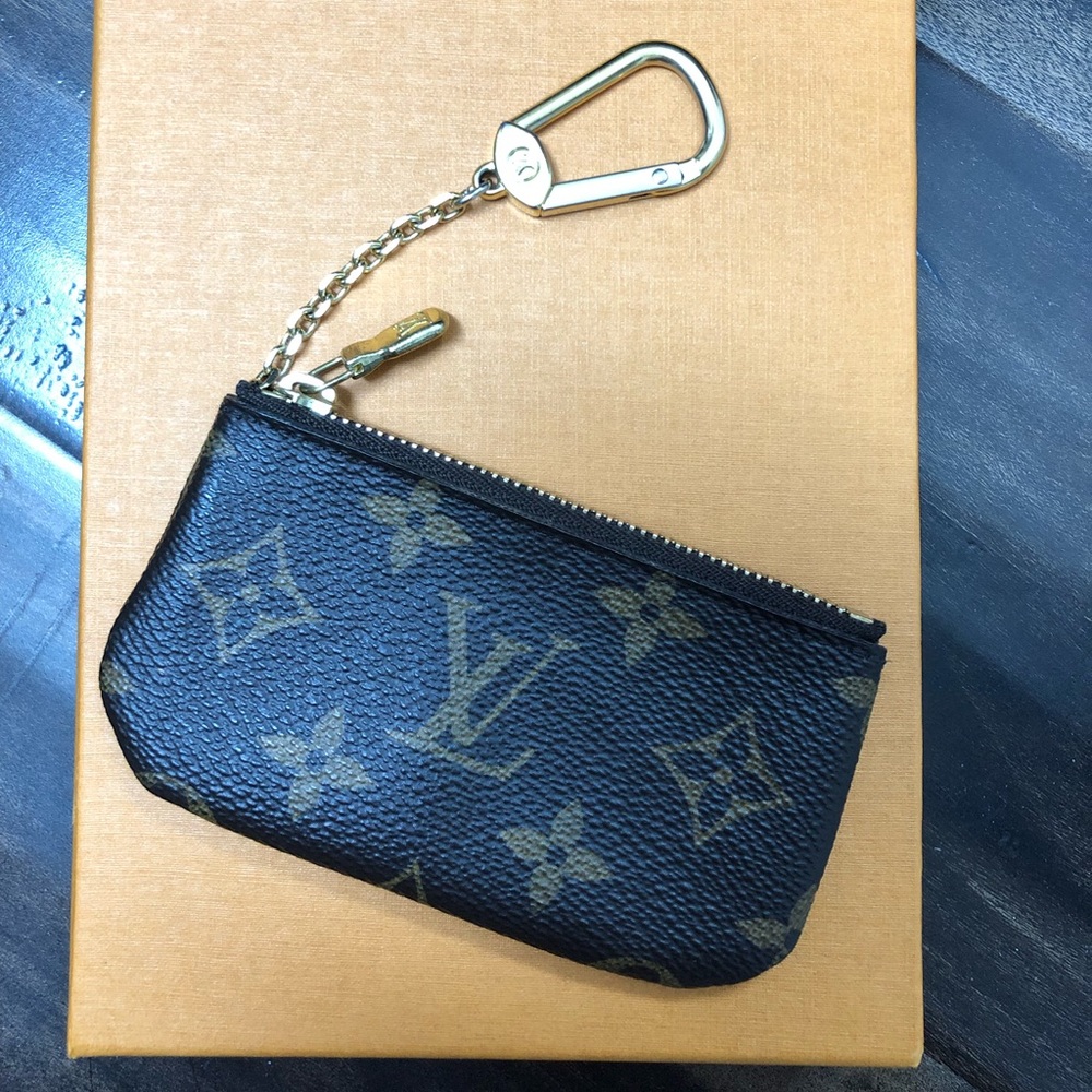Authentic LV Monogram Key Pouch
